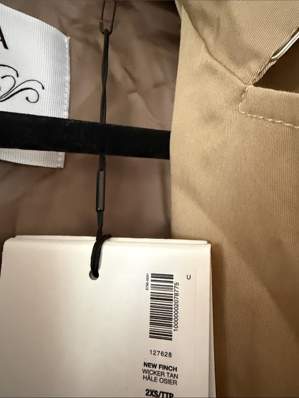 Aritzia the finch Trench Coat size XXS - Picture 11 of 11